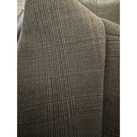 Kasper Separates Suit Jacket Blazer 14W Gray 2 Button Stretch Polyester NEW - Picture 4 of 12
